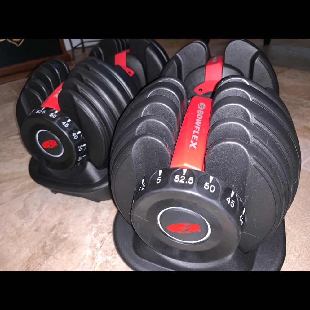 BowFlex dumbbells